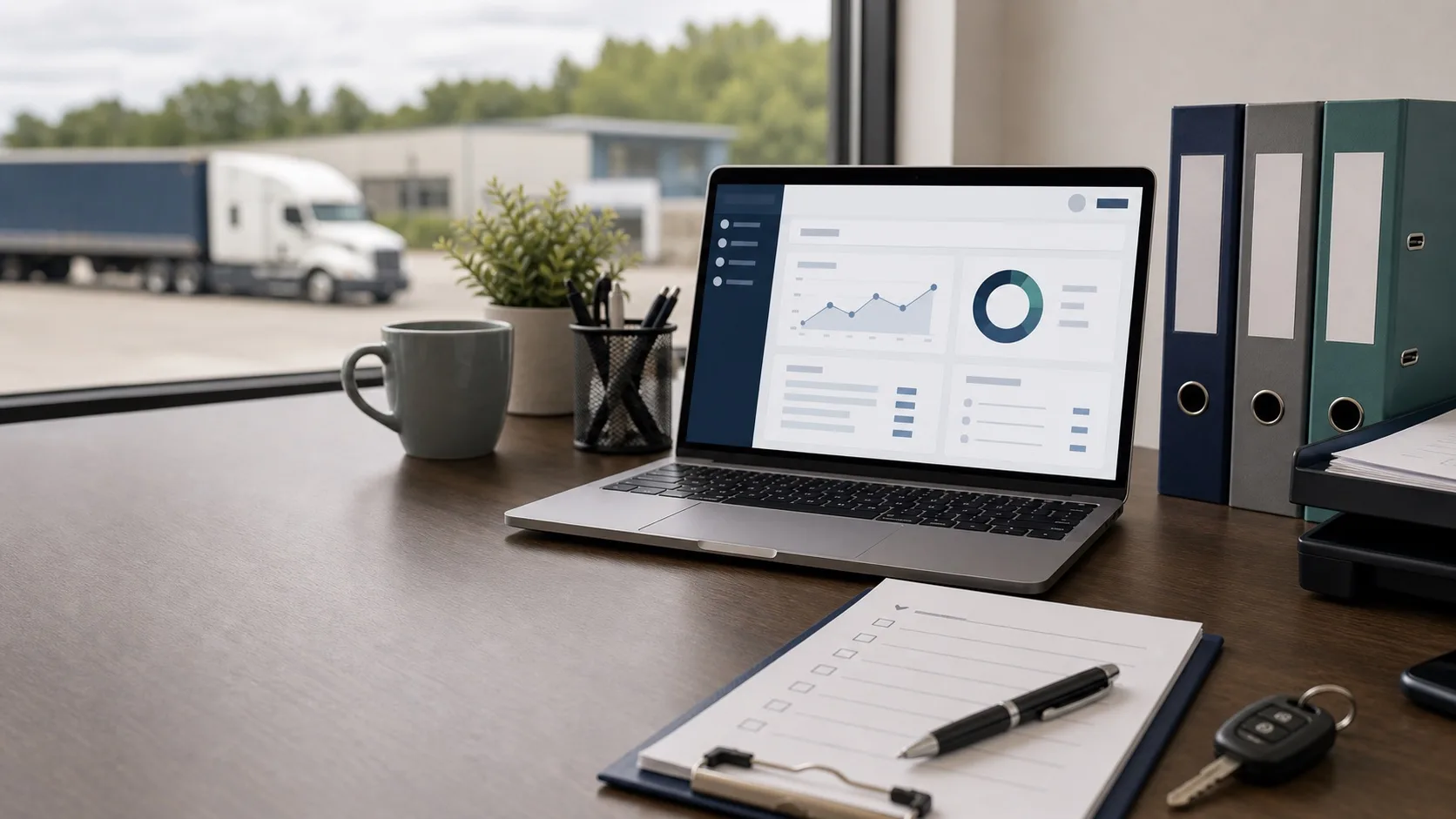Employer compliance workspace for driver files and DOT program tracking